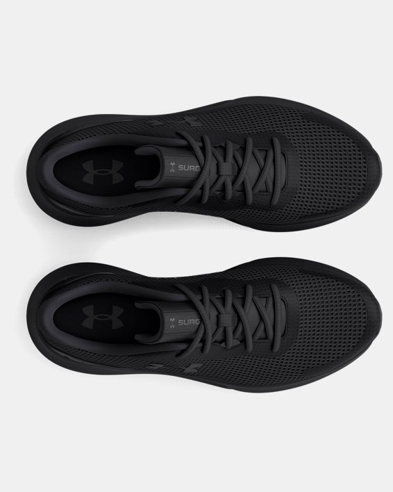 Men's UA Surge 3 Running Shoes, Black, pdpMainDesktop image number 2